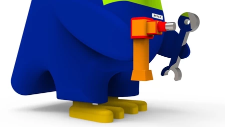  Rosco the mechanic   3d model for 3d printers