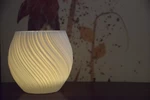  Pellucid sweep (tealight holder - vase mode)  3d model for 3d printers