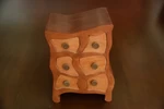 Modelo 3d de Gabinete del sombrerero (baratija / joyero) para impresoras 3d