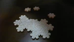   infinite puzzle - koch snowflakes  3d model for 3d printers