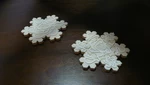 Modelo 3d de  rompecabezas infinito-copos de nieve koch para impresoras 3d