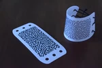 Modelo 3d de Laberinto cibernético (pulsera-crecimiento diferencial de la línea) para impresoras 3d