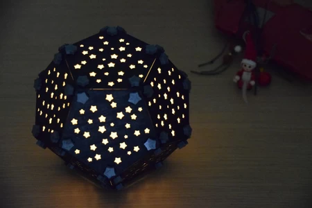 Christmas Vault (Dodecahedron Lampshade)