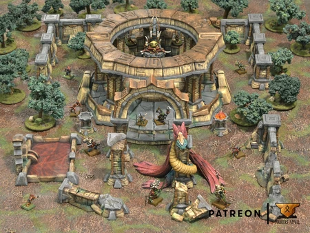 Forgotten Temple - Set of scenery - Free parts