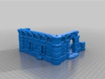  Ruined town - set of scenery - free building  3d model for 3d printers