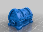 Modelo 3d de Cofres de mazmorra, conjunto de cuatro para impresoras 3d