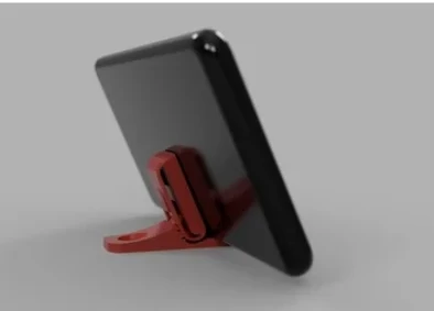 Keyring Phone stand with Adjustable angle