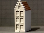  Four canal houses  3d model for 3d printers