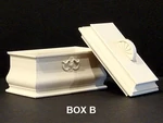  Six decorative boxes  3d model for 3d printers