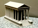 Modelo 3d de Templo romano para impresoras 3d