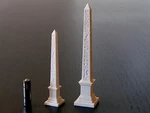  Obelisk with hieroglyphs  3d model for 3d printers