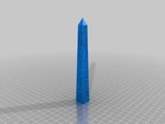  Obelisk with hieroglyphs  3d model for 3d printers