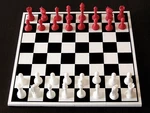  Chess pieces with board  3d model for 3d printers