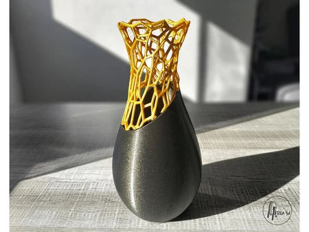 Modelo 3d de Florero de voronoi para impresoras 3d