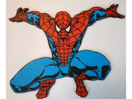  Spider-man wall art (single and mmu)  3d model for 3d printers