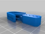 Modelo 3d de Clip flexible para impresoras 3d