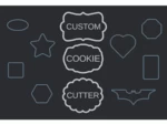  Custom cookie cutter  3d model for 3d printers
