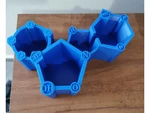  Nucleotide structure desk organizer  3d model for 3d printers