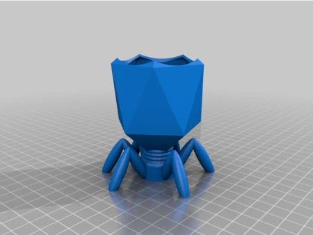 T4 bacteriophage pen holder