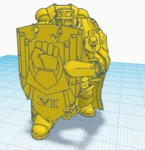  Imperial/crimson fist bladeguards  3d model for 3d printers