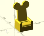  Smartphone support (not tested)  3d model for 3d printers