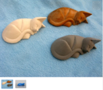  Wooden cat  3d model for 3d printers