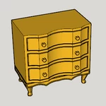  Classic chest  3d model for 3d printers