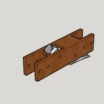  Cross bow receiver  3d model for 3d printers