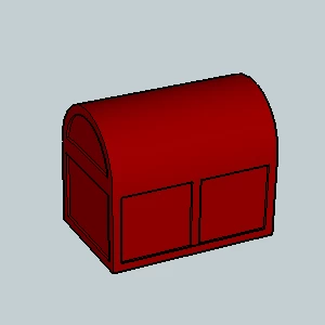 Modelo 3d de Caja del tesoro para impresoras 3d