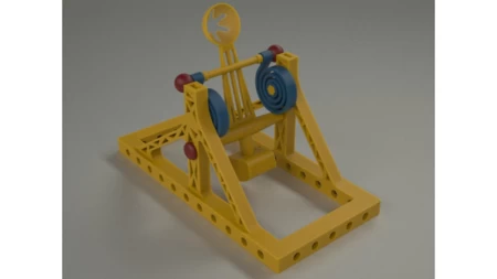Modelo 3d de Juguete de catapulta 2 para impresoras 3d