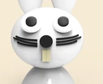  Politic bunny  3d model for 3d printers