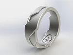  Halo/tron inspired ring   3d model for 3d printers