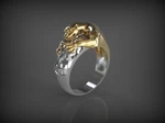 Modelo 3d de Anillo-panthera-2 partes  para impresoras 3d