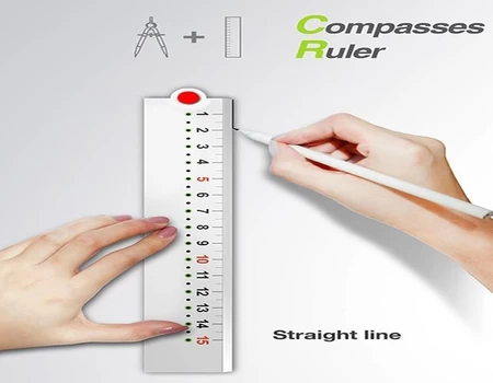   ruler+compass  3d model for 3d printers