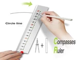   ruler+compass  3d model for 3d printers
