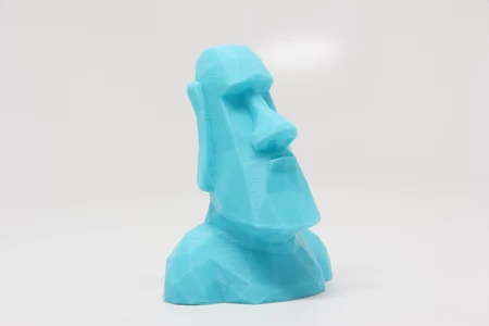 Modelo 3d de  bajo poly moai para impresoras 3d