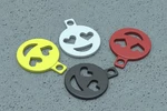   heart eyes emoji keychain addon  3d model for 3d printers