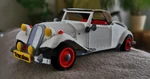  Upgrade! citroen atraction cabriolet 2.0 scale 1:25 year 1951 by ed-sept7.  3d model for 3d printers