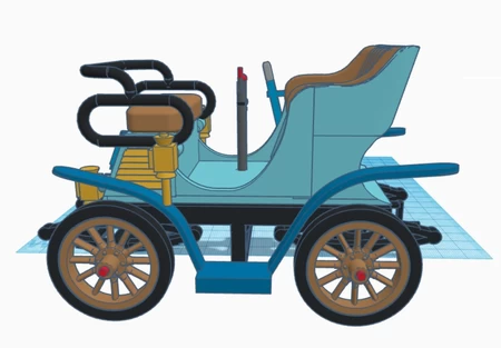  Special! the fiat 3.5 hp year1899 (scale 1:18)  3d model for 3d printers