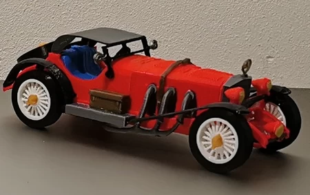 Mercedus SSK year 1929 scale 1:24 by Ed-sept