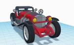  Mercedus ssk year 1929 scale 1:24 by ed-sept  3d model for 3d printers