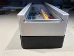  Pencil box - two levels - sliding cover lock - 3d printed  3d model for 3d printers