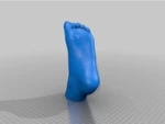 Modelo 3d de Geocaché de pie humano para impresoras 3d
