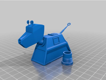 Modelo 3d de Geocaché de doctor who-k-9 para impresoras 3d