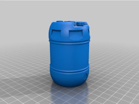 Orca barrel geocache  3d model for 3d printers