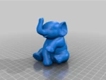 Modelo 3d de Geocaché de elefante para impresoras 3d