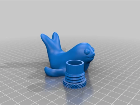  Sally the seal geocache  3d model for 3d printers