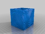Modelo 3d de Jarrones ondulados (cubo) para impresoras 3d