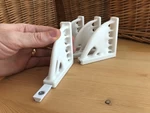 Modelo 3d de Diez soportes de estante superior opt para impresoras 3d