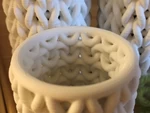  Knitted cylindrical containers   3d model for 3d printers